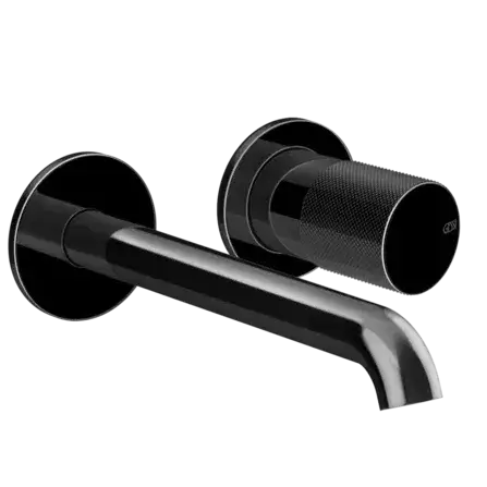 Смеситель для раковины Gessi HABITO DIAMANTATO 70688#706 цвет-black metal PVD