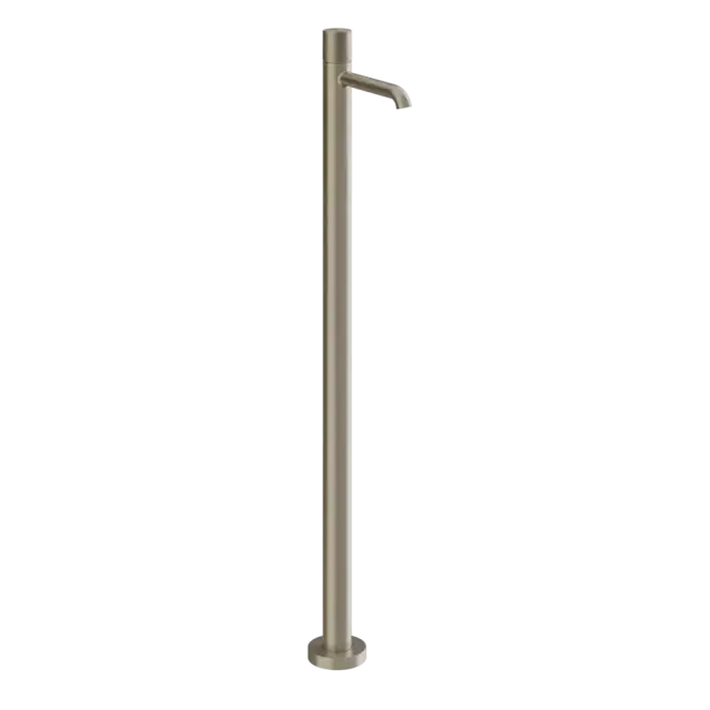 Смеситель для ванны Gessi HABITO DIAMANTATO 70695#149 цвет-finox brushed nickel