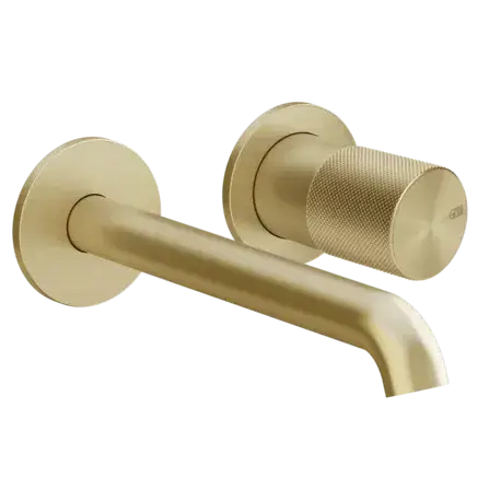 Смеситель для раковины Gessi HABITO DIAMANTATO 70688#727 цвет-браш.латунь PVD