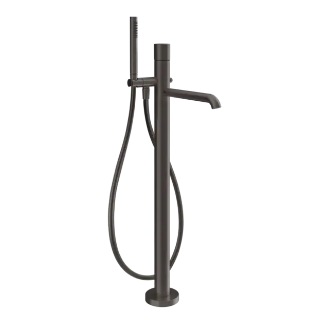 Смеситель для ванны Gessi HABITO DIAMANTATO 70628#707 цвет-black metal brushed PVD