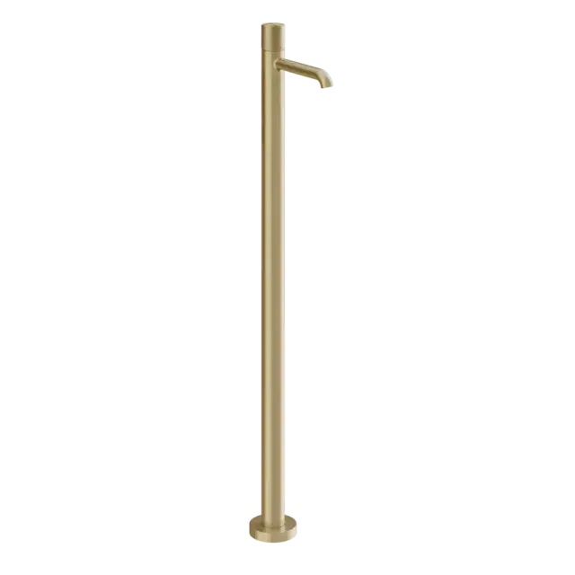 Смеситель для ванны Gessi HABITO DIAMANTATO 70695#727 цвет-браш.латунь PVD