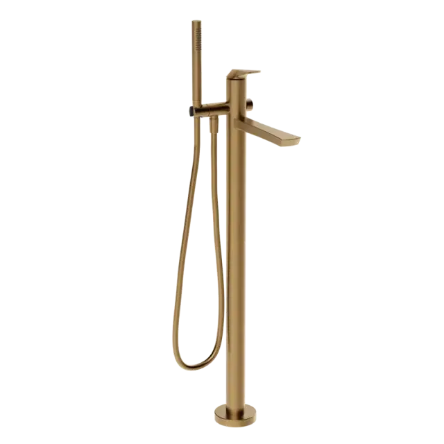 Смеситель для ванны Gessi VENTAGLIO 72028#726 цвет-warm bronze brushed PVD