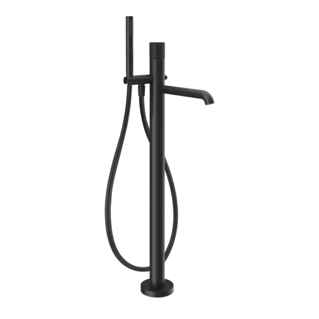 Смеситель для ванны Gessi HABITO RIGATO 70528#299 цвет-черный XL