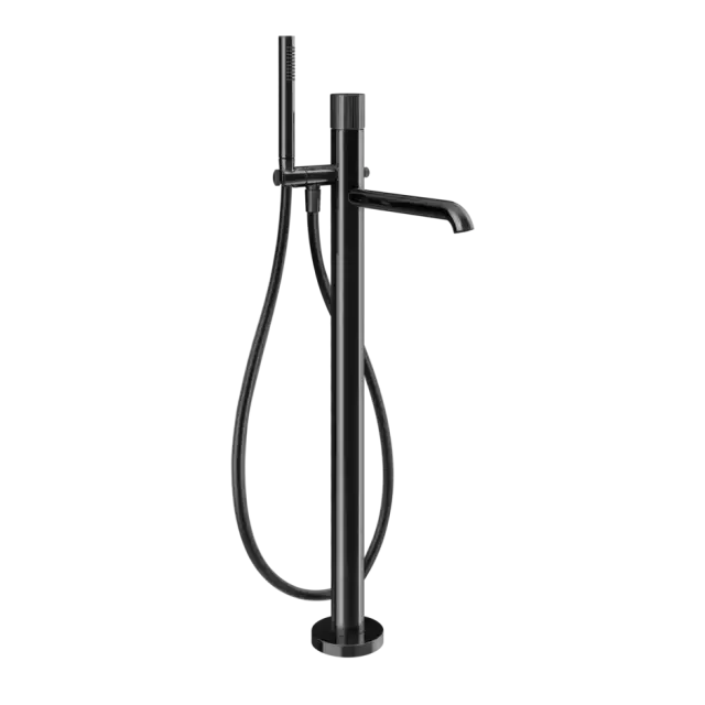 Смеситель для ванны Gessi HABITO RIGATO 70528#706 цвет-black metal PVD