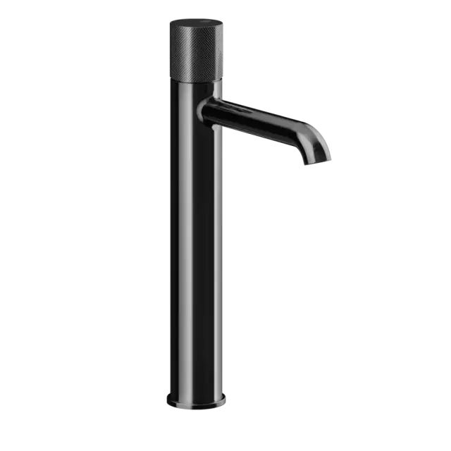 Смеситель для раковины Gessi HABITO DIAMANTATO 70604#706 цвет-black metal PVD