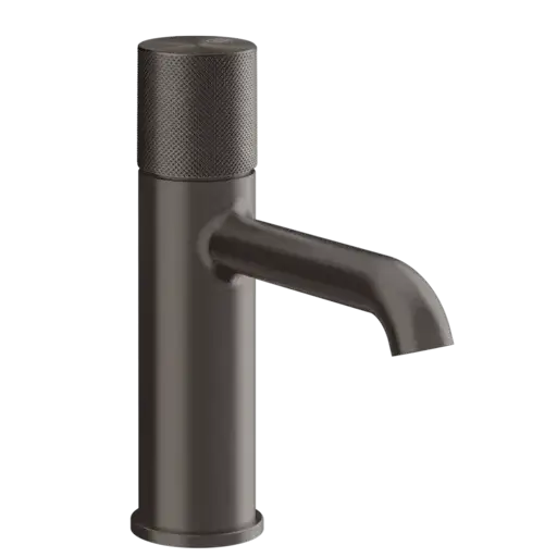 Смеситель для раковины Gessi HABITO DIAMANTATO 70602#707 цвет-black metal brushed PVD
