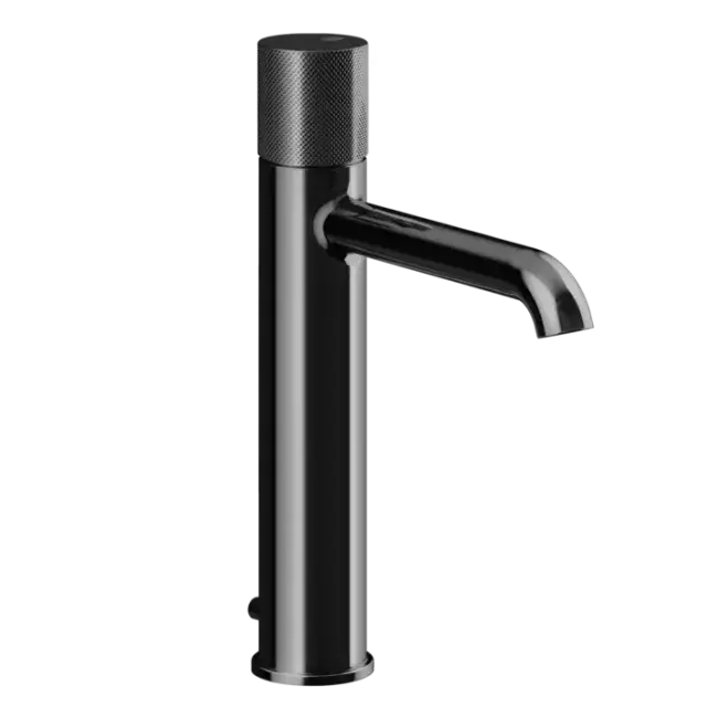 Смеситель для раковины Gessi HABITO DIAMANTATO 70605#706 цвет-black metal PVD