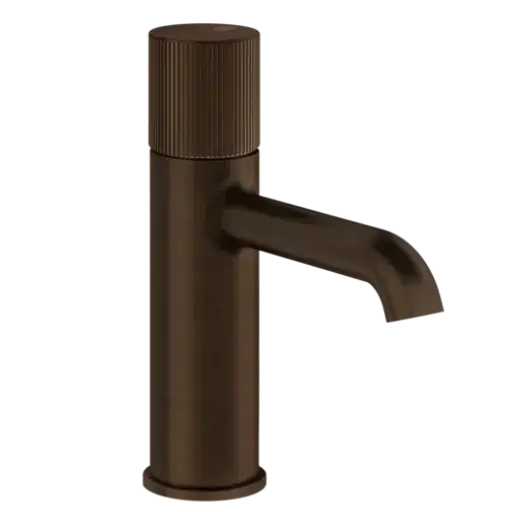 Смеситель для раковины Gessi HABITO RIGATO 70502#845 цвет-темная бронза