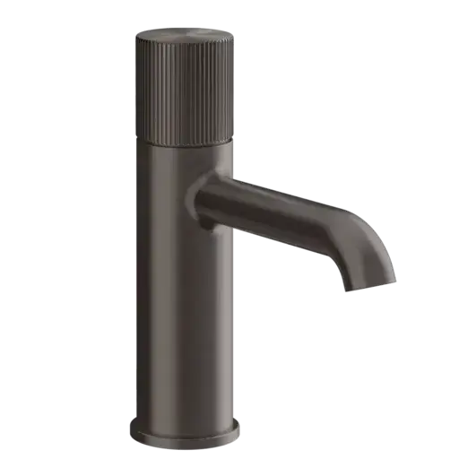Смеситель для раковины Gessi HABITO RIGATO 70502#707 цвет-black metal brushed PVD