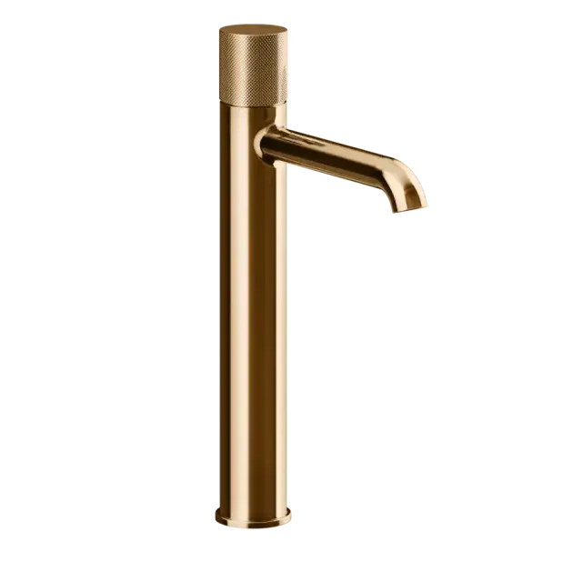 Смеситель для раковины Gessi HABITO DIAMANTATO 70604#735 цвет-warm bronze PVD