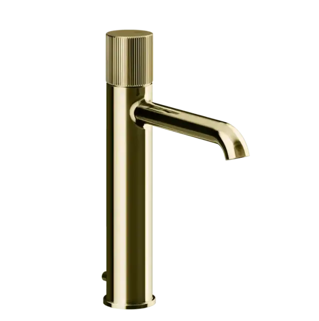 Смеситель для раковины Gessi HABITO RIGATO 70505#710 цвет-латунь PVD