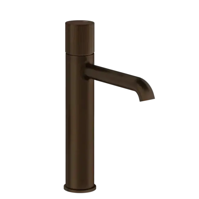 Смеситель для раковины Gessi HABITO RIGATO 70506#845 цвет-темная бронза