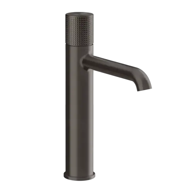 Смеситель для раковины Gessi HABITO CESELLO 70406#707 цвет-black metal brushed PVD