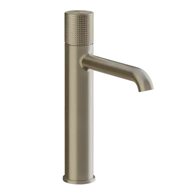 Смеситель для раковины Gessi HABITO CESELLO 70406#149 цвет-finox brushed nickel