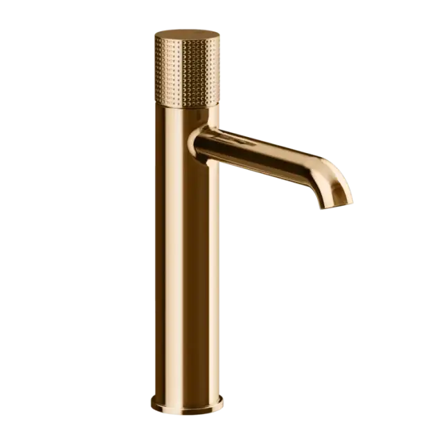 Смеситель для раковины Gessi HABITO CESELLO 70406#735 цвет-warm bronze PVD