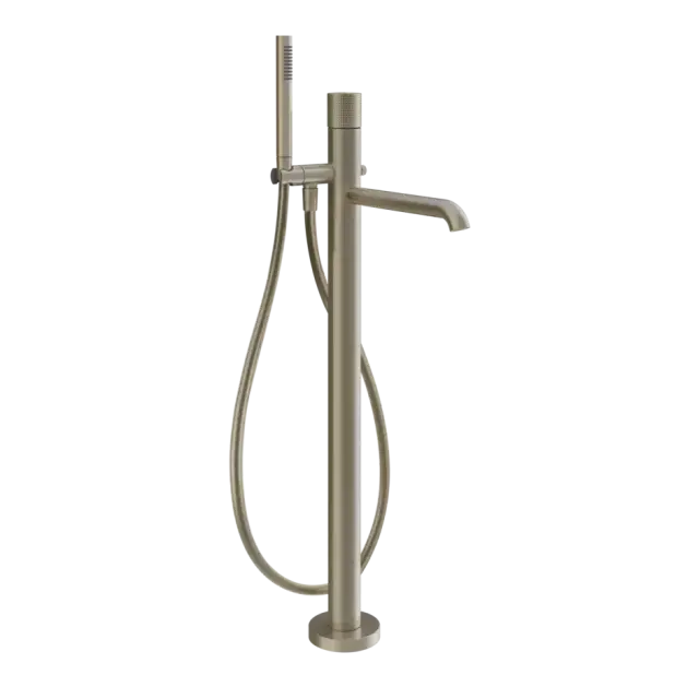 Смеситель для ванны Gessi HABITO CESELLO 70428#149 цвет-finox brushed nickel