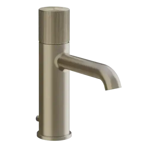 Смеситель для раковины Gessi HABITO RIGATO 70501#149 цвет-finox brushed nickel