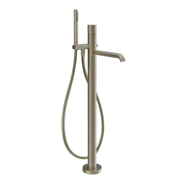 Смеситель для ванны Gessi HABITO TRAME 70328#149 цвет-finox brushed nickel