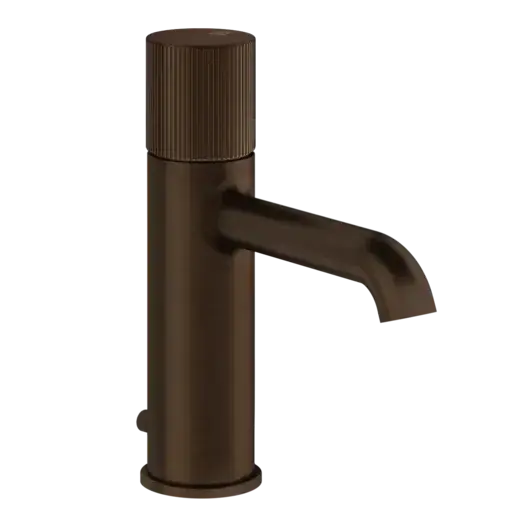 Смеситель для раковины Gessi HABITO RIGATO 70501#845 цвет-темная бронза