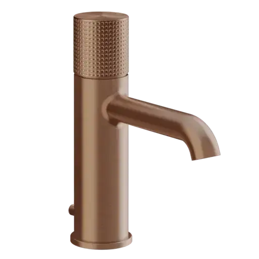 Смеситель для раковины Gessi HABITO CESELLO 70401#708 цвет-браш.медь PVD
