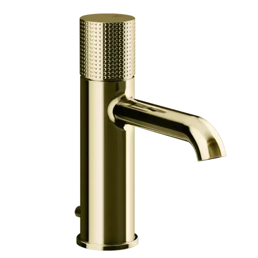 Смеситель для раковины Gessi HABITO CESELLO 70401#710 цвет-латунь PVD