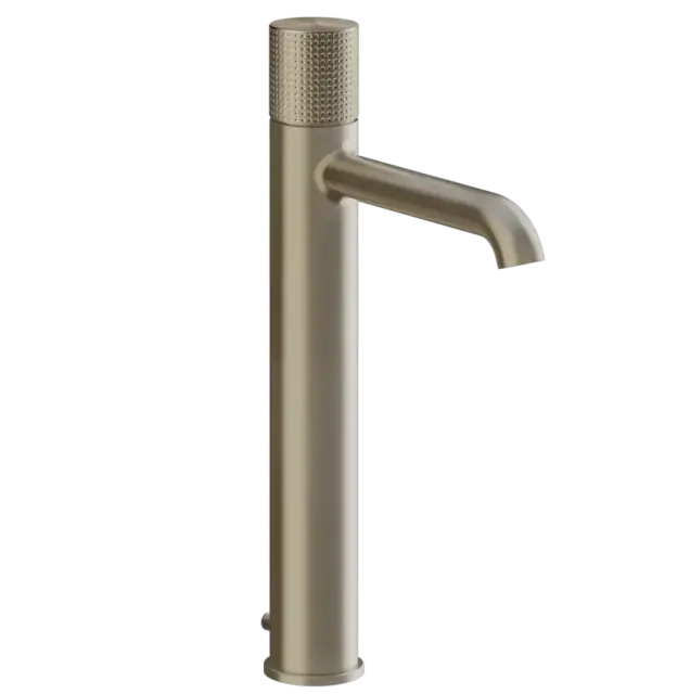 Смеситель для раковины Gessi HABITO CESELLO 70403#149 цвет-finox brushed nickel