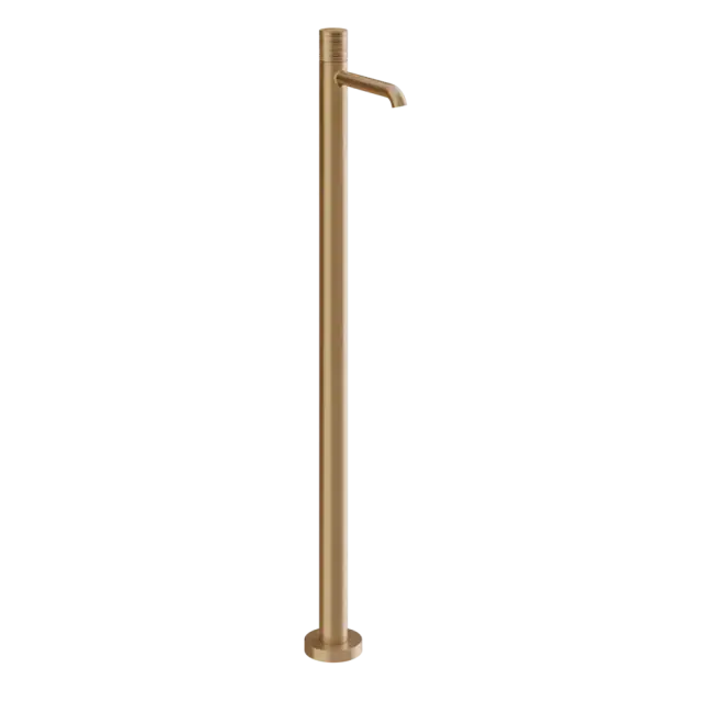 Смеситель для ванны Gessi HABITO TRAME 70395#726 цвет-warm bronze brushed PVD