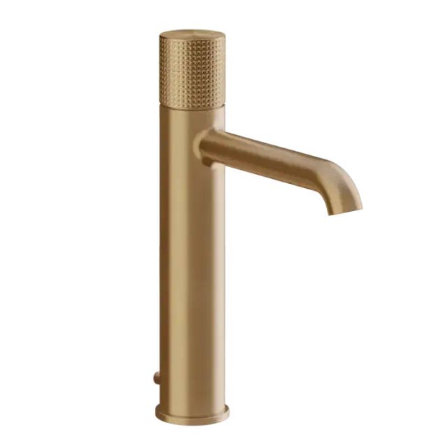 Смеситель для раковины Gessi HABITO CESELLO 70405#726 цвет-warm bronze brushed PVD
