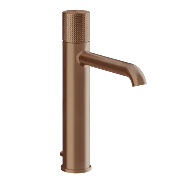 Смеситель для раковины Gessi HABITO CESELLO 70405#708 цвет-браш.медь PVD