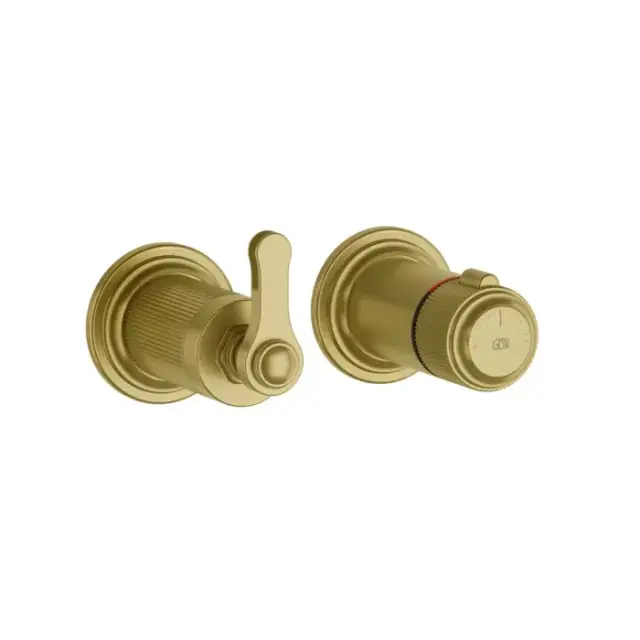 Смеситель для душа Gessi VENTI20 65235#716 цвет-gold brushed PVD