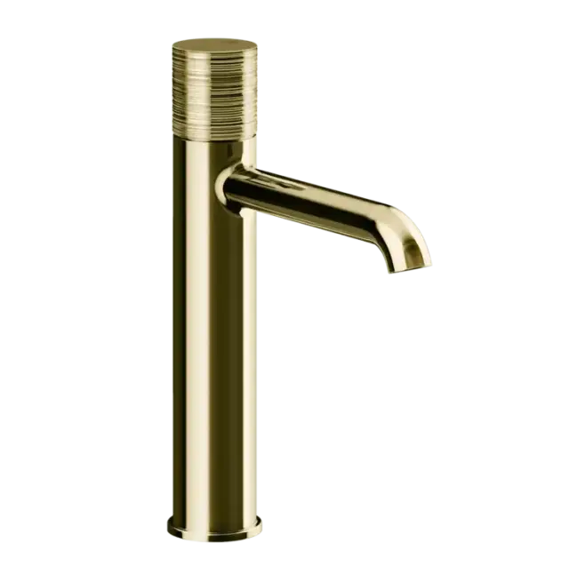 Смеситель для раковины Gessi HABITO RIGATO 70306#710 цвет-латунь PVD