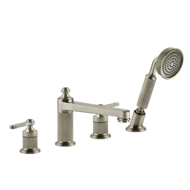 Смеситель для ванны Gessi VENTI20 65045#149 finox brushed nickel