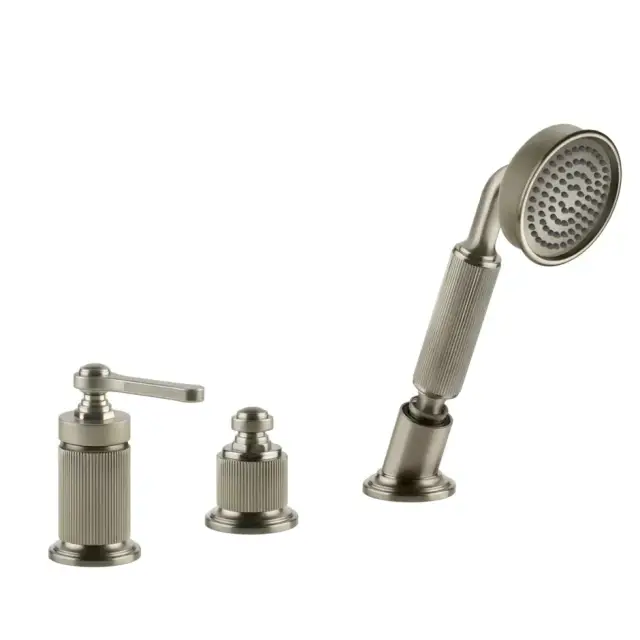 Смеситель для ванны Gessi VENTI20 65043#149 finox brushed nickel