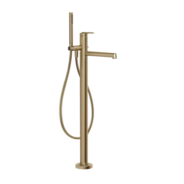 Смеситель для ванны Gessi INGRANAGGIO 63528#726 warm bronze brushed PVD