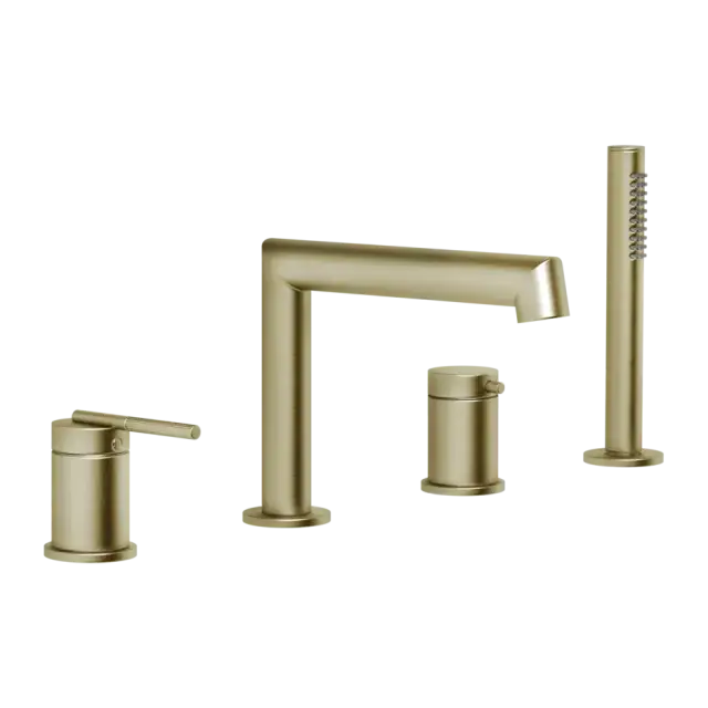 Смеситель для ванны Gessi INGRANAGGIO 63537#727 браш.латунь PVD