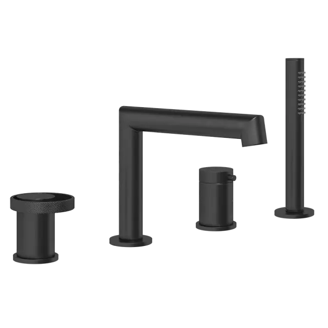 Смеситель для ванны Gessi ANELLO 63337#299 черный XL