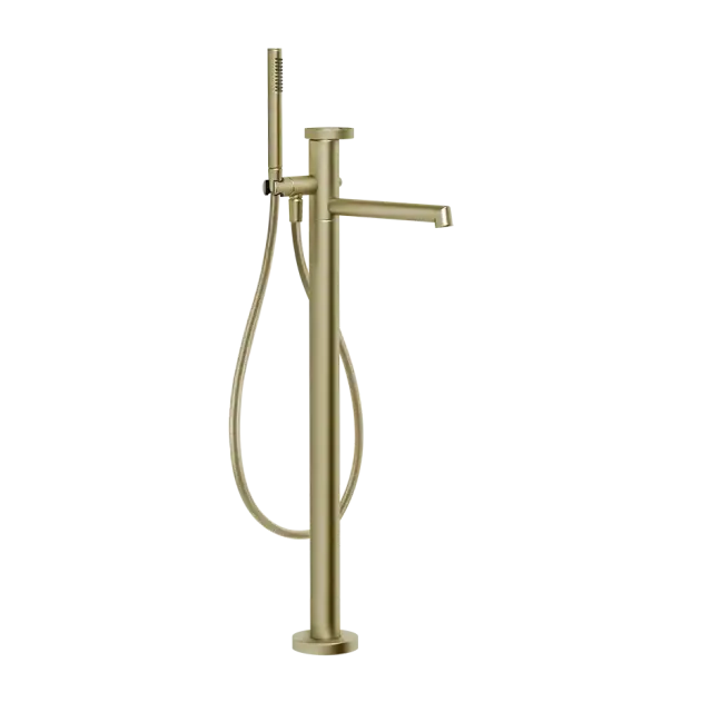 Смеситель для ванны Gessi ANELLO 63328#727 браш.латунь PVD
