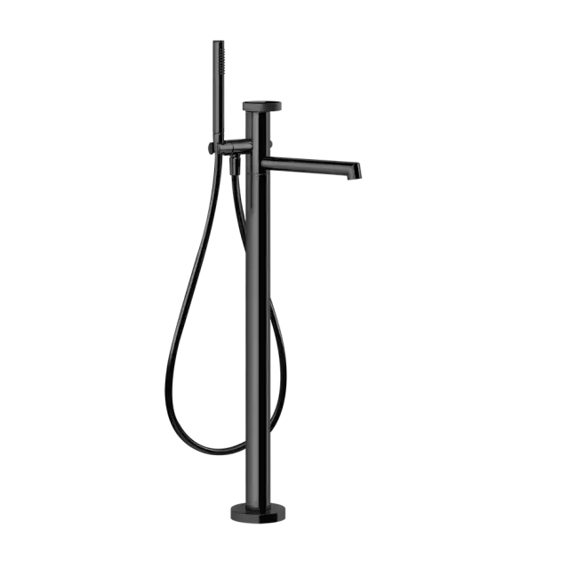 Смеситель для ванны Gessi ANELLO 63328#706 black metal PVD