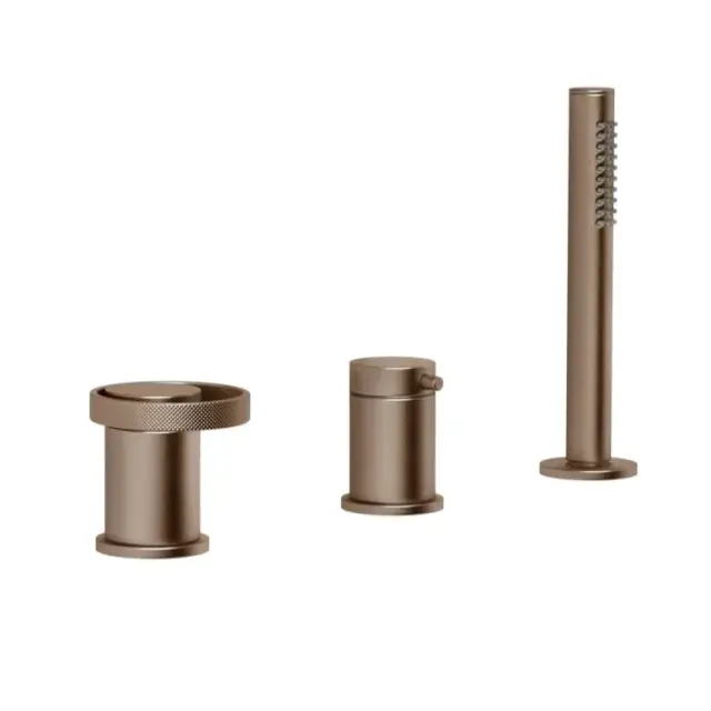 Смеситель для ванны Gessi ANELLO 63347#708 браш.медь PVD