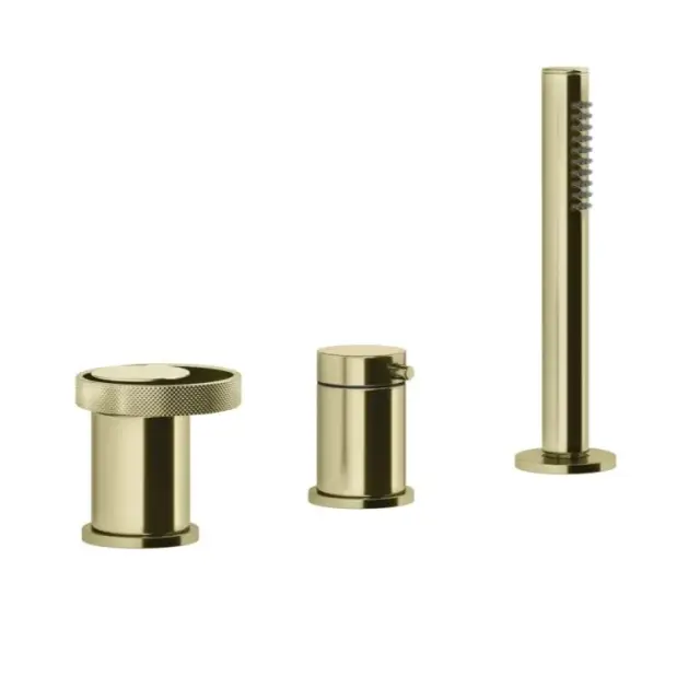 Смеситель для ванны Gessi ANELLO 63347#710 латунь PVD