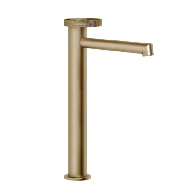 Смеситель для раковины Gessi ANELLO 63305#726 warm bronze brushed PVD