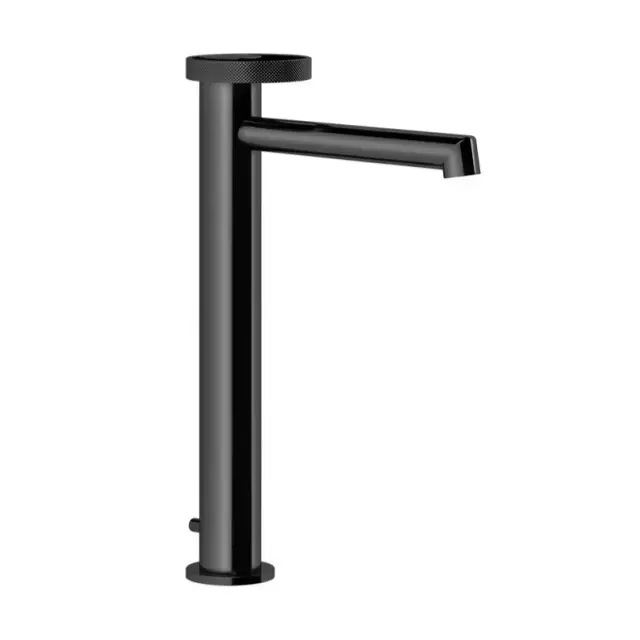 Смеситель для раковины Gessi ANELLO 63305#706 black metal PVD