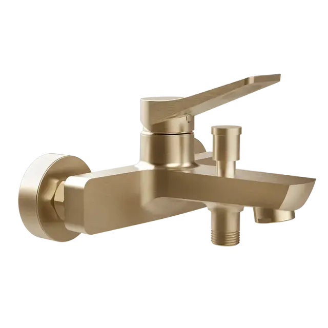 Смеситель для ванны Gessi RILIEVO 59013#726 warm bronze brushed PVD