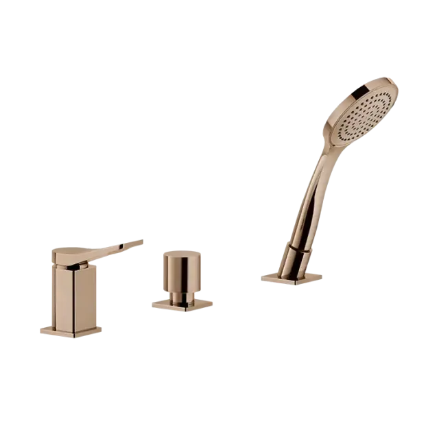 Смеситель для ванны Gessi RILIEVO 59043#030 медь PVD