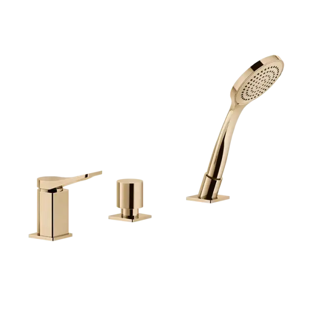 Смеситель для ванны Gessi RILIEVO 59043#735 warm bronze PVD