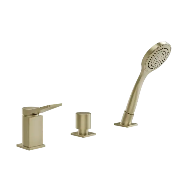 Смеситель для ванны Gessi RILIEVO 59043#727 браш.латунь PVD