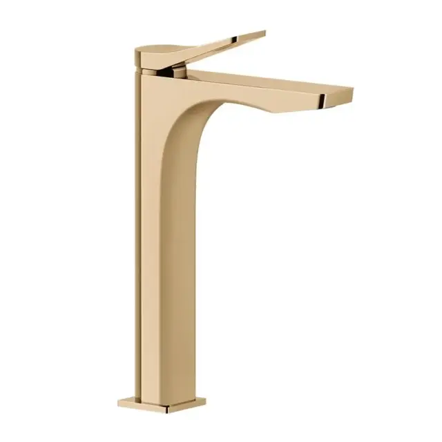 Смеситель для раковины Gessi RILIEVO 59010#735 warm bronze PVD
