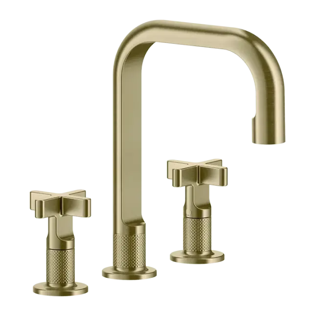 Смеситель для раковины Gessi INCISO 58114#727 браш.латунь PVD