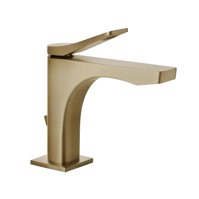 Смеситель для раковины Gessi RILIEVO 59001#726 warm bronze brushed PVD