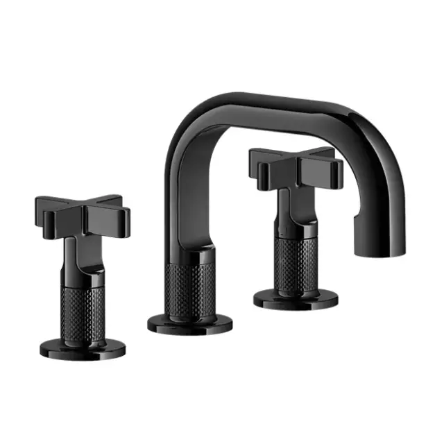 Смеситель для раковины Gessi INCISO 58111#706 black metal PVD